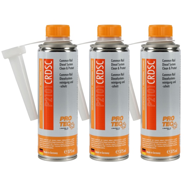 Set 3 Buc Pro Tec Common Rail Diesel System Clean Aditiv Curatare Sistem Common-Rail Diesel 375ML PRO2101